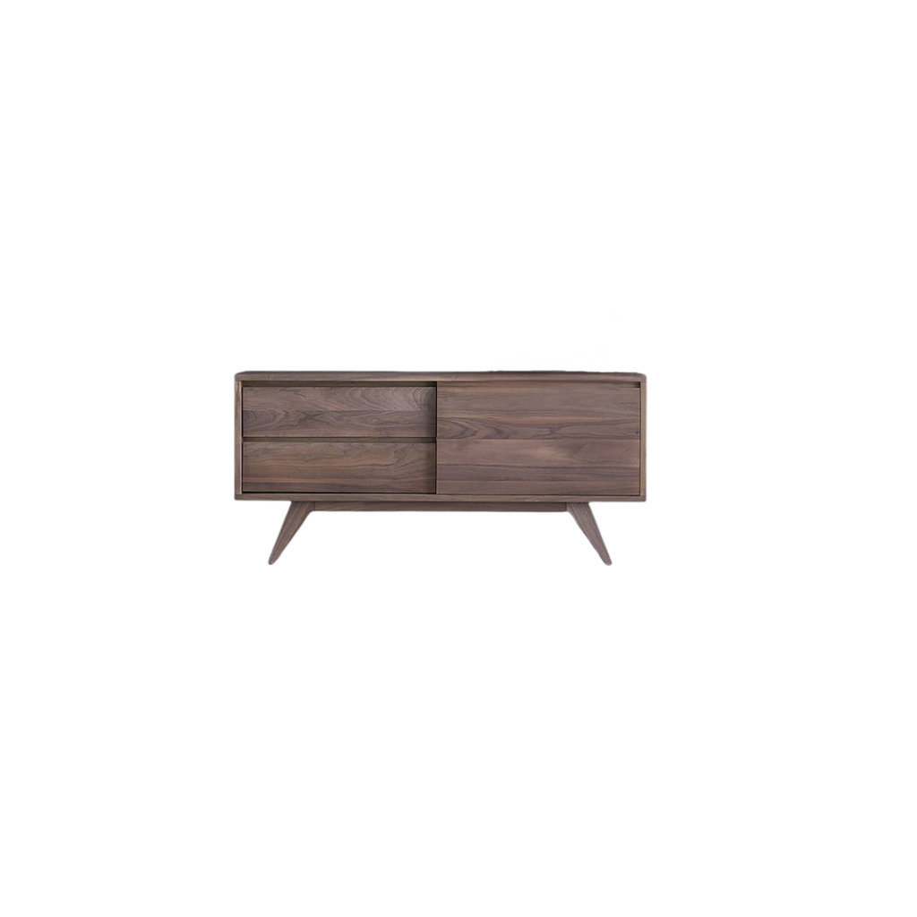 Solid Wood Walnut color cabinet (WITH PRODUCT SHOWCASE IN SHOWROOM)