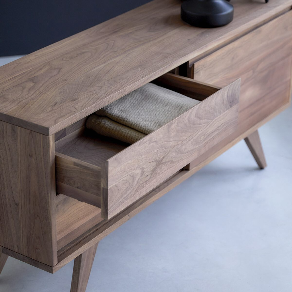 Solid Wood Walnut color cabinet (WITH PRODUCT SHOWCASE IN SHOWROOM)