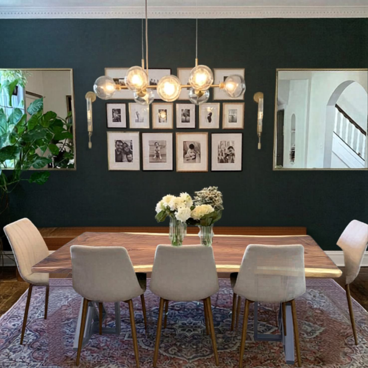 Solid Wood Rectangular Dining Table