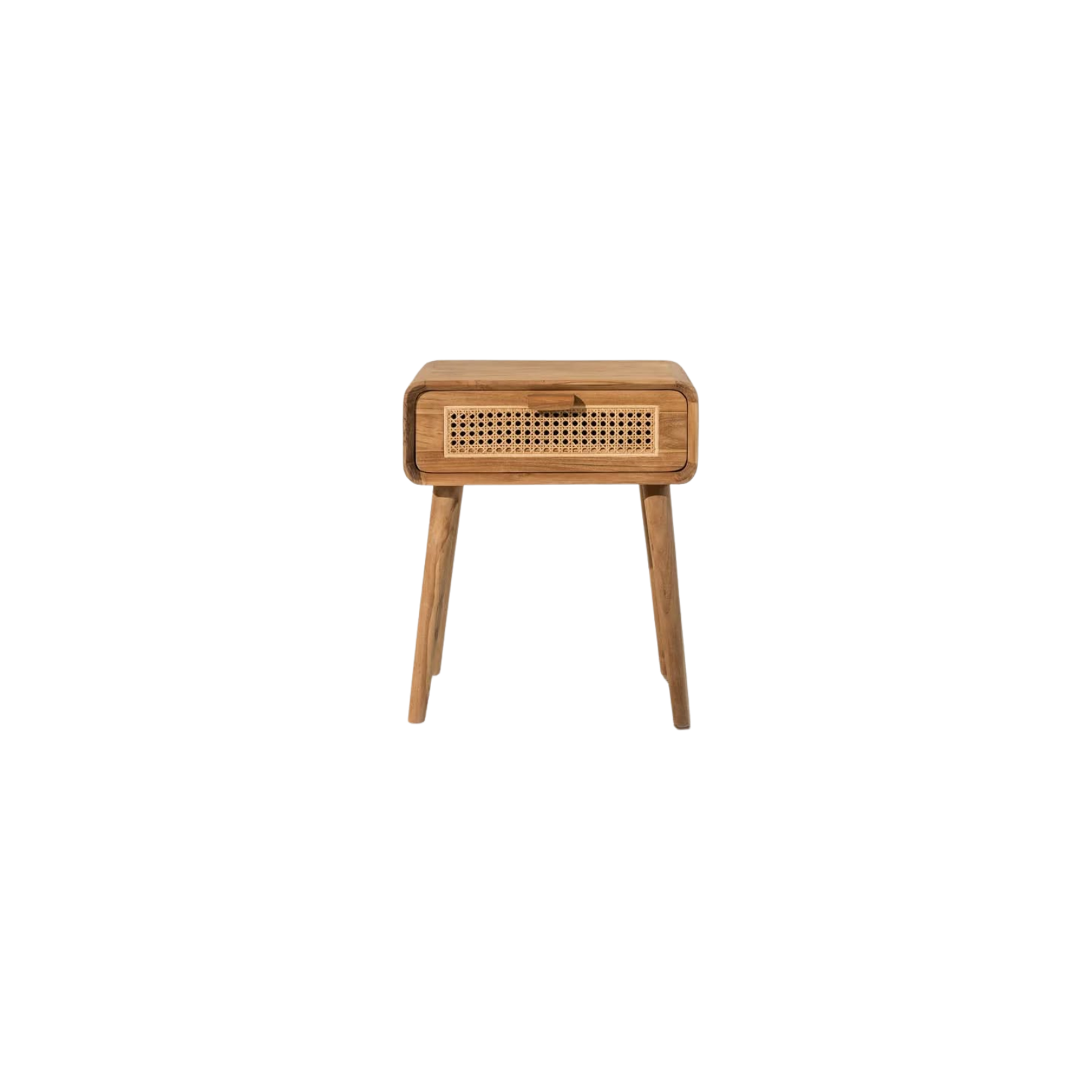 Rattan Wood Side table