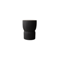 Solid Wood in Black Color Side Table
