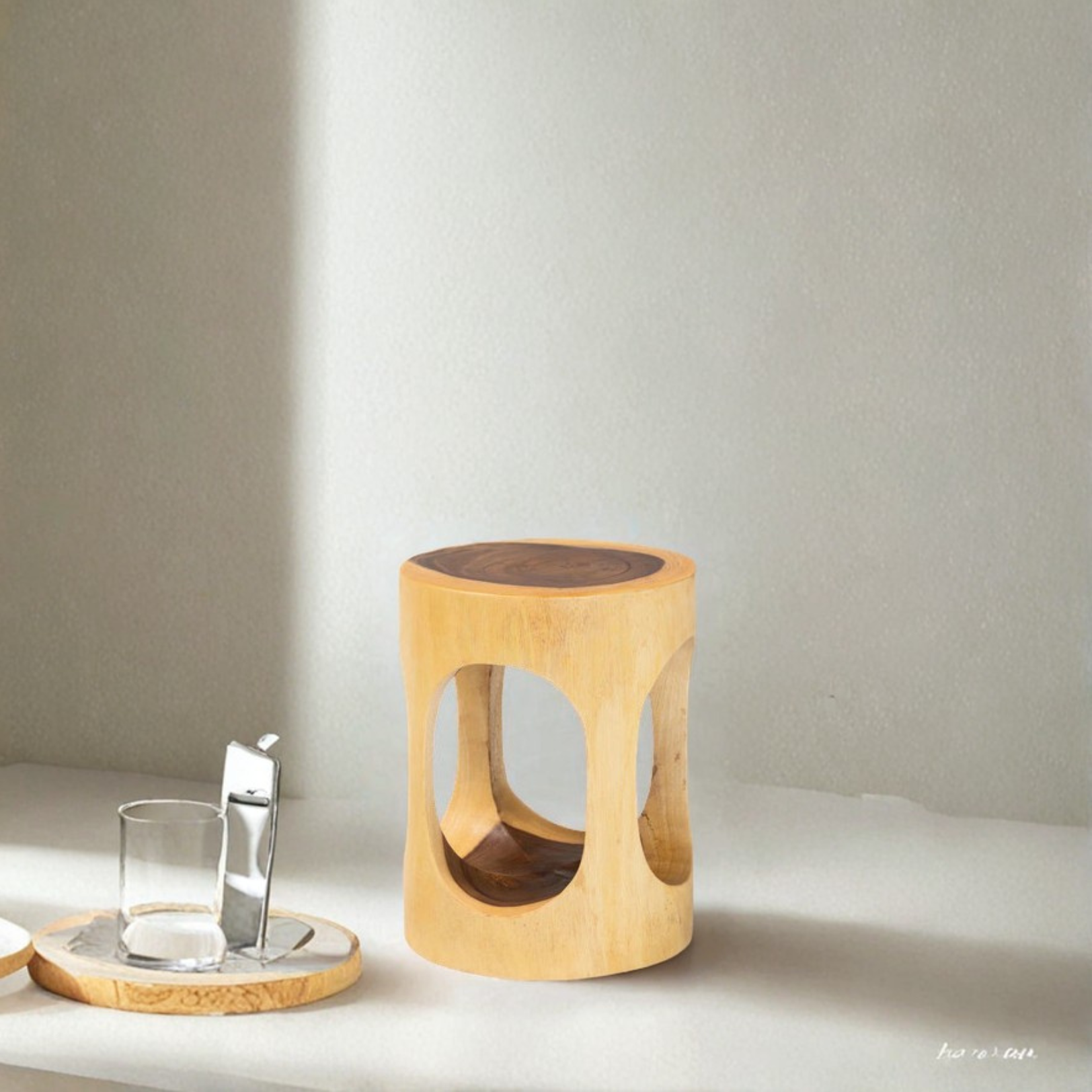 Solid Wood Side Table