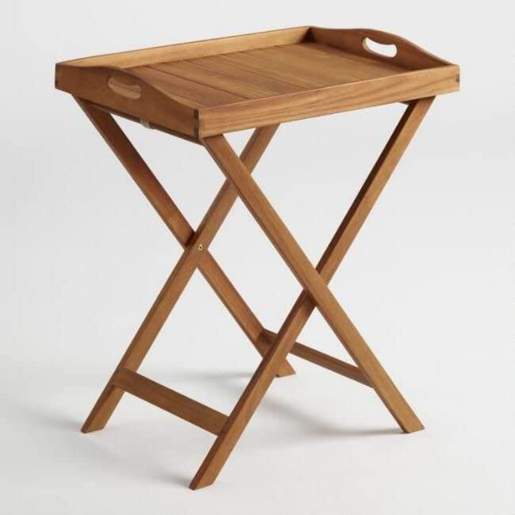 Wood Tray with legs