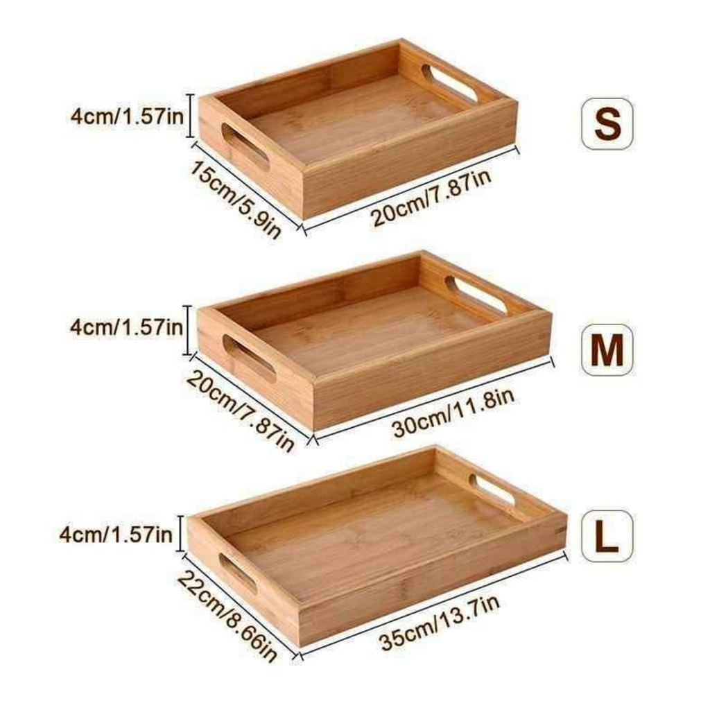 wooden tray