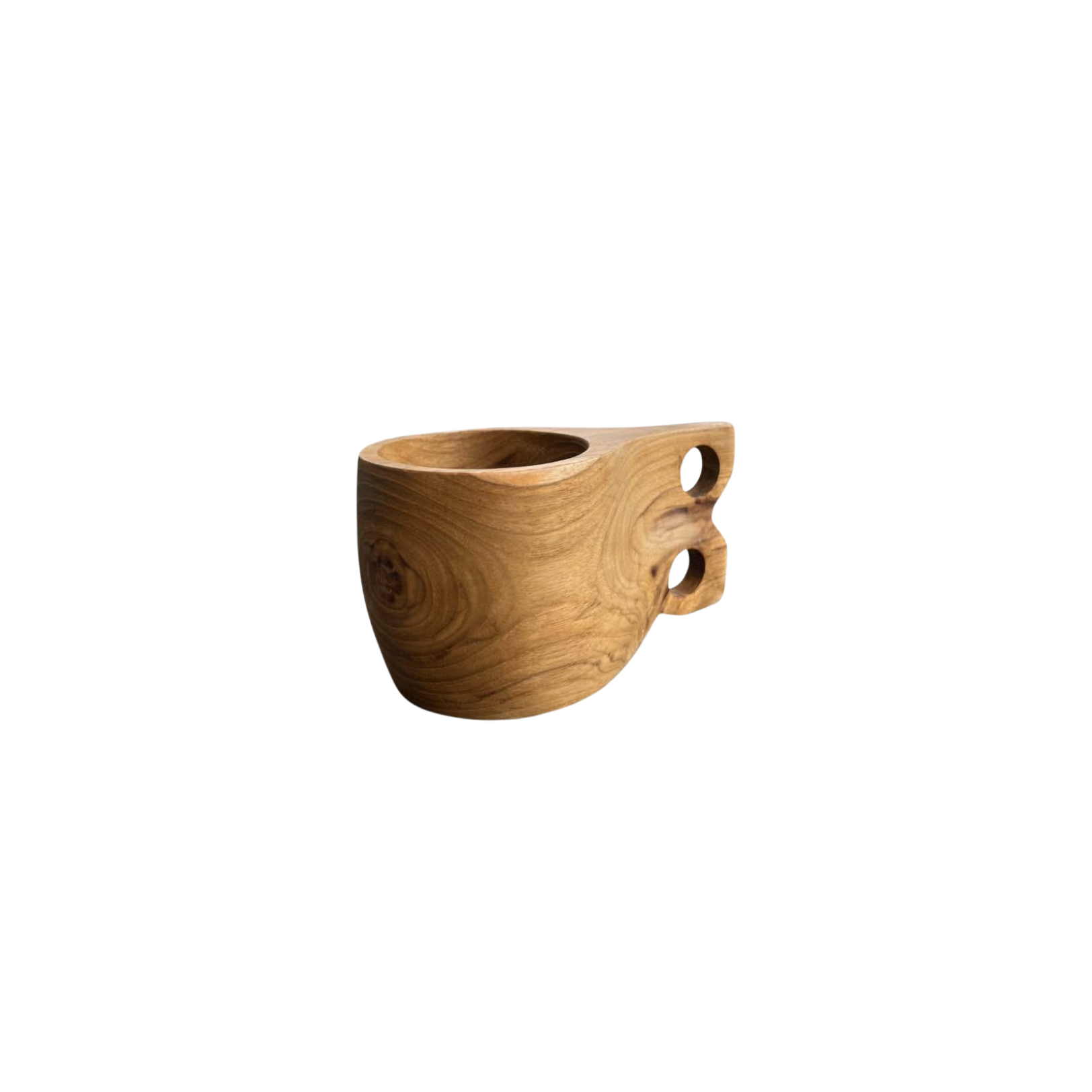 Solid Teak Wood Mug