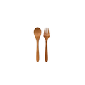 Wooden spoon and Fork