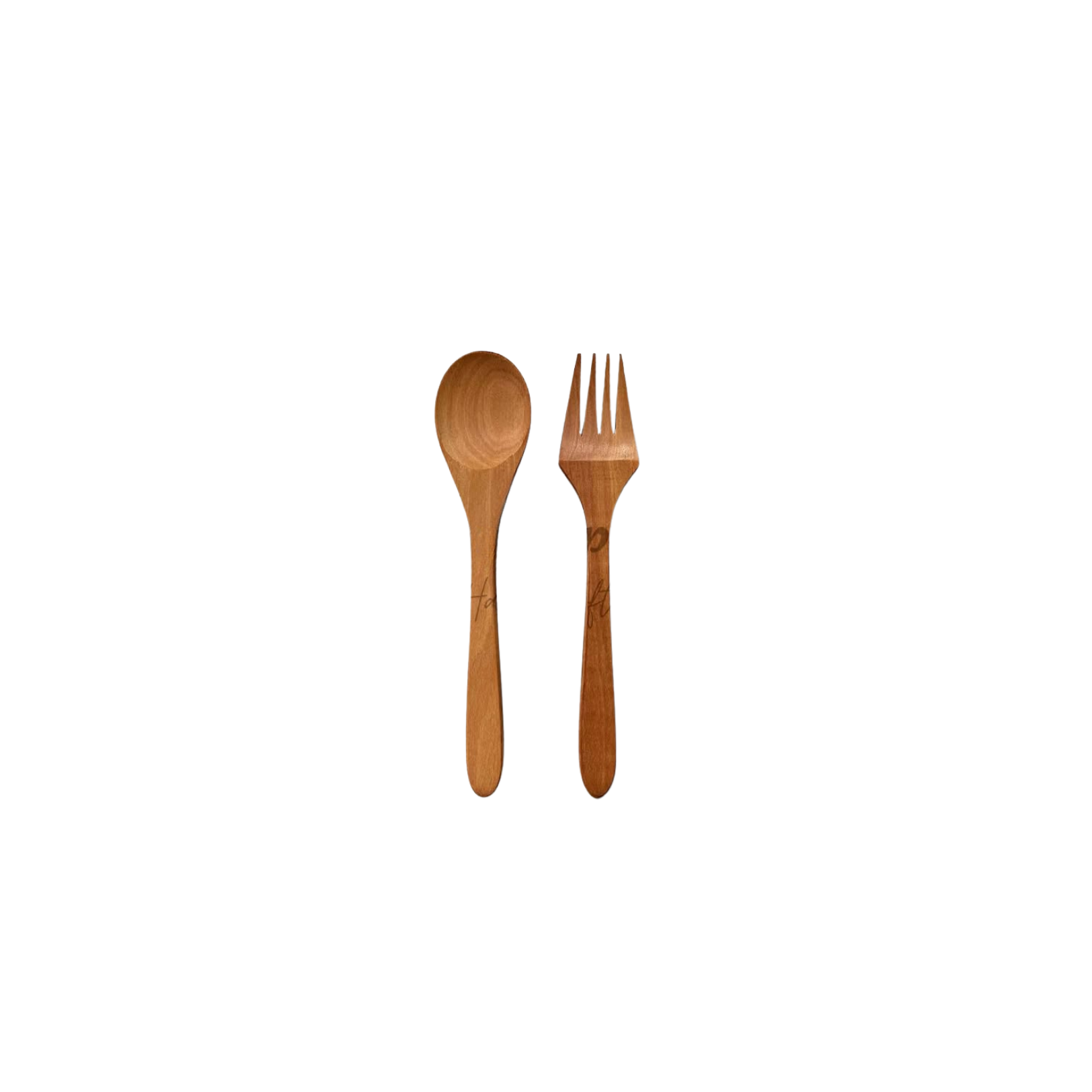 Wooden spoon and Fork