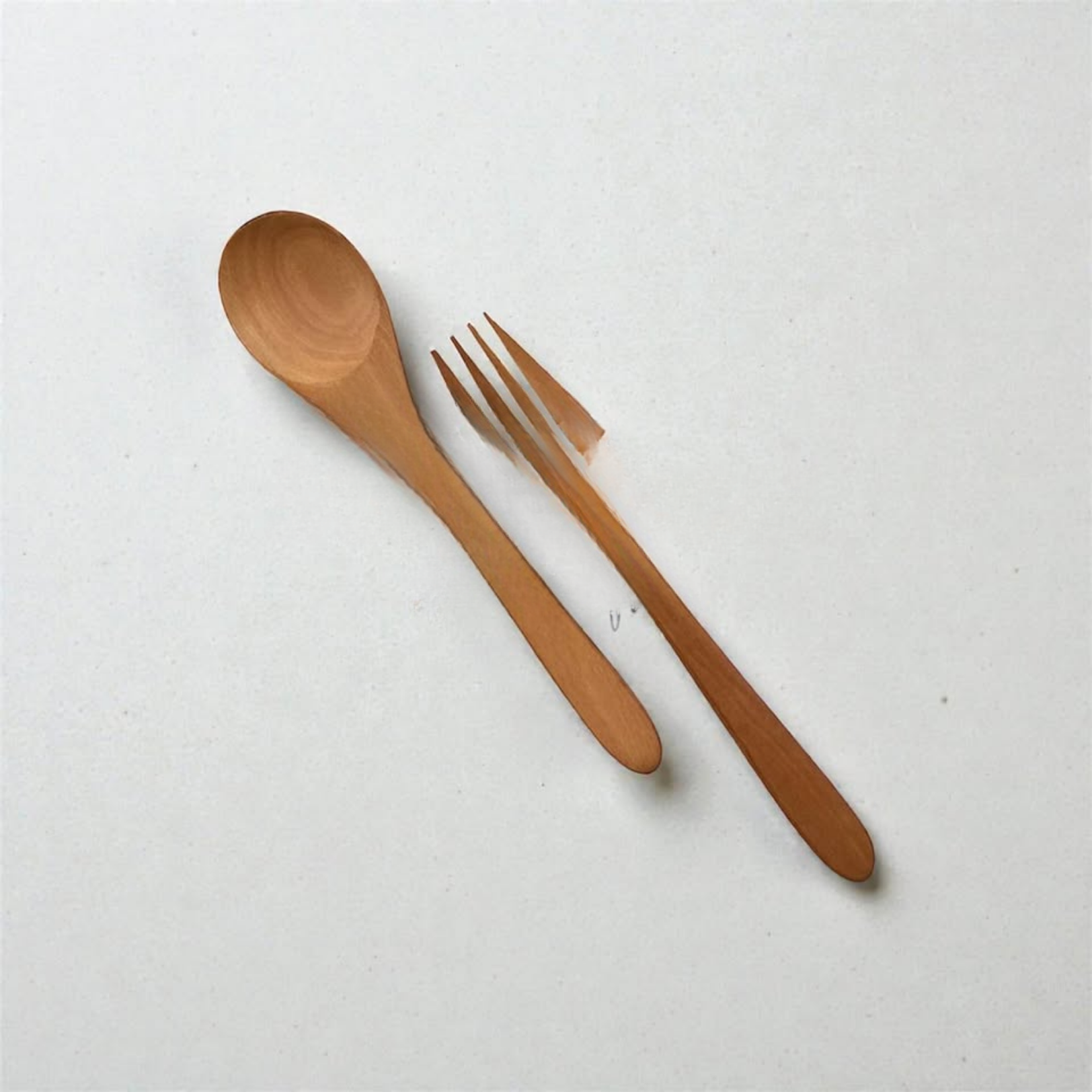 Wooden spoon and Fork