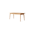 Oak color Solid Teak Wood Table