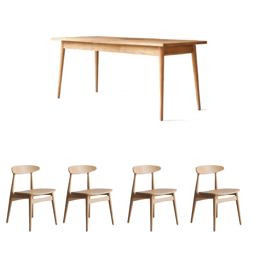 Dining table and chairs flash sales promotion