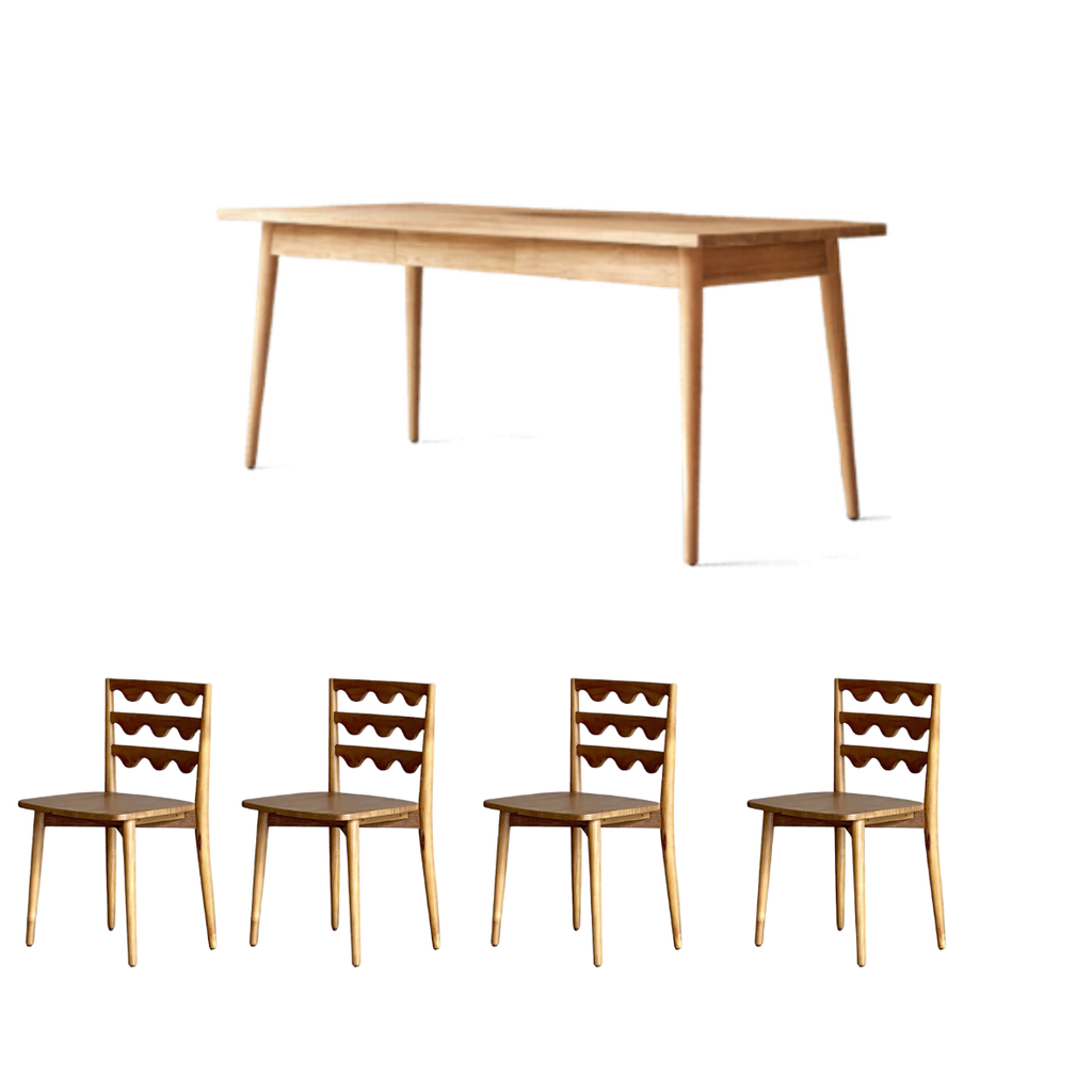 Dining table and chairs flash sales promotion