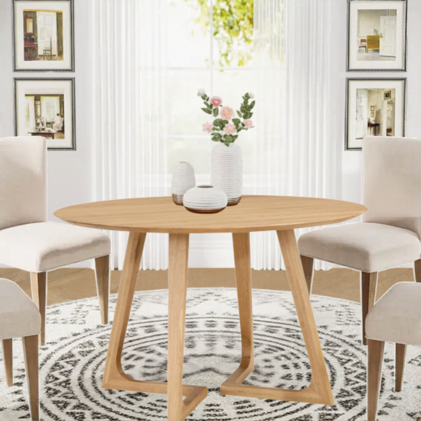 Solid Wood Dining Table