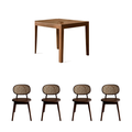 Solid Wood Dining table with Chairs Package (with product showcase)