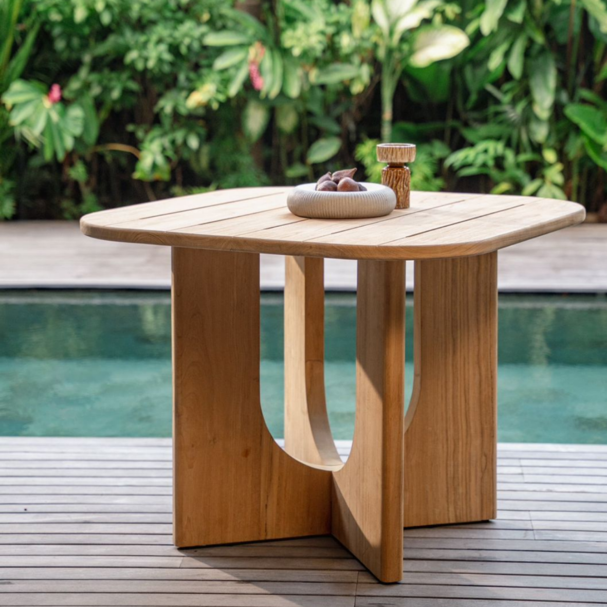 Solid Wood Square Dining Table