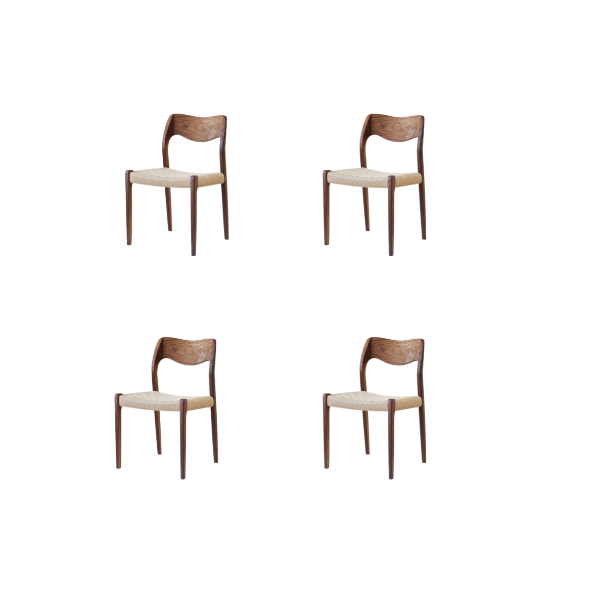 Solid Wod Dining Chairs (with product display)