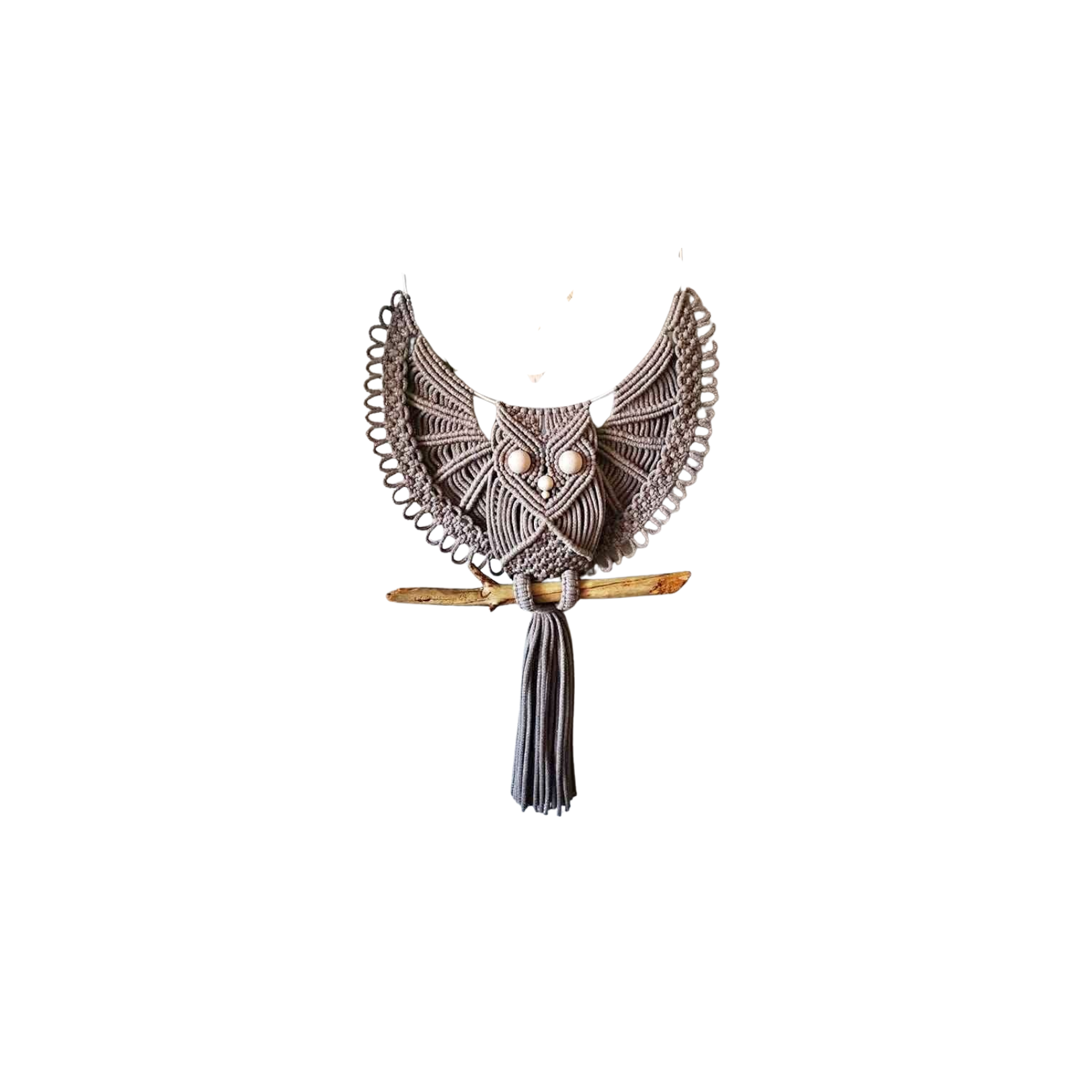 Macrame Owl Wall Deco