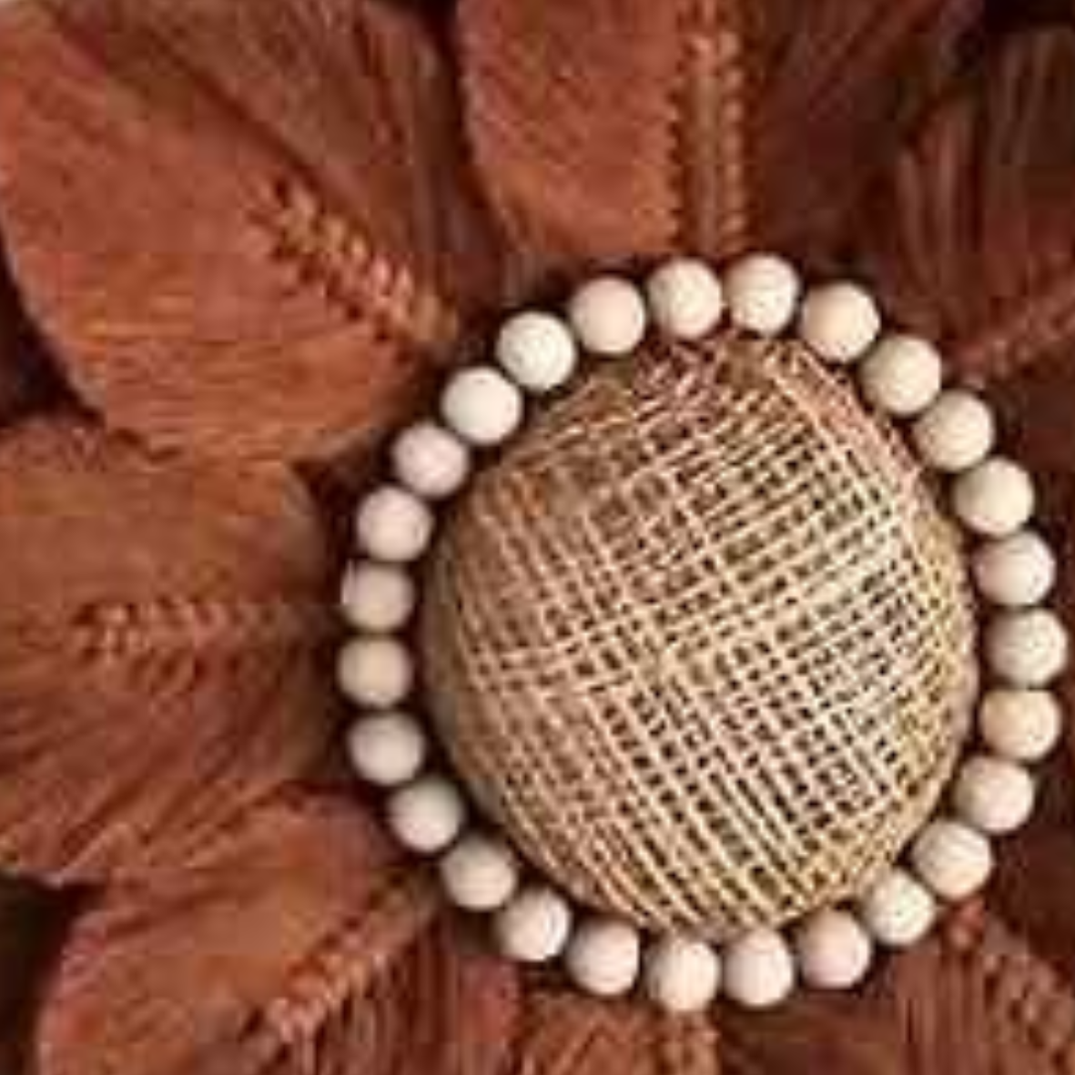 Macrame Fabric Flower Wall Deco
