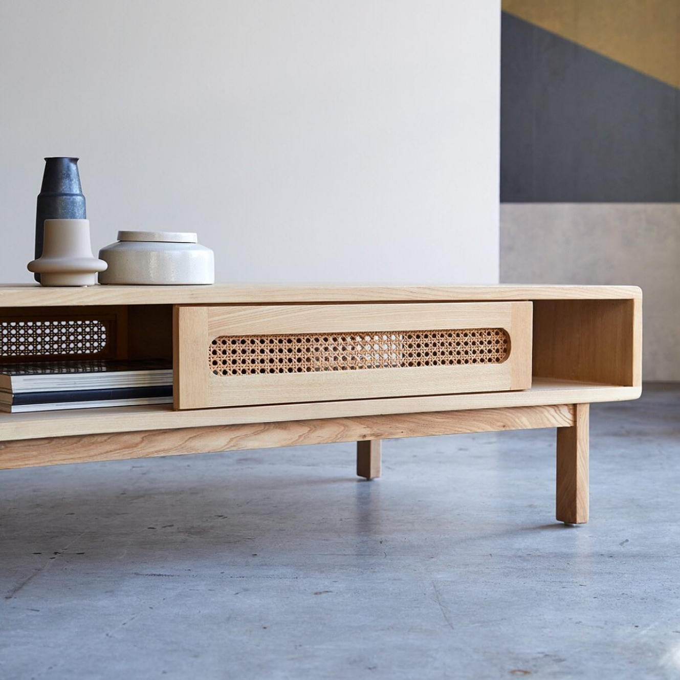 Solid Wood TV Cabinet