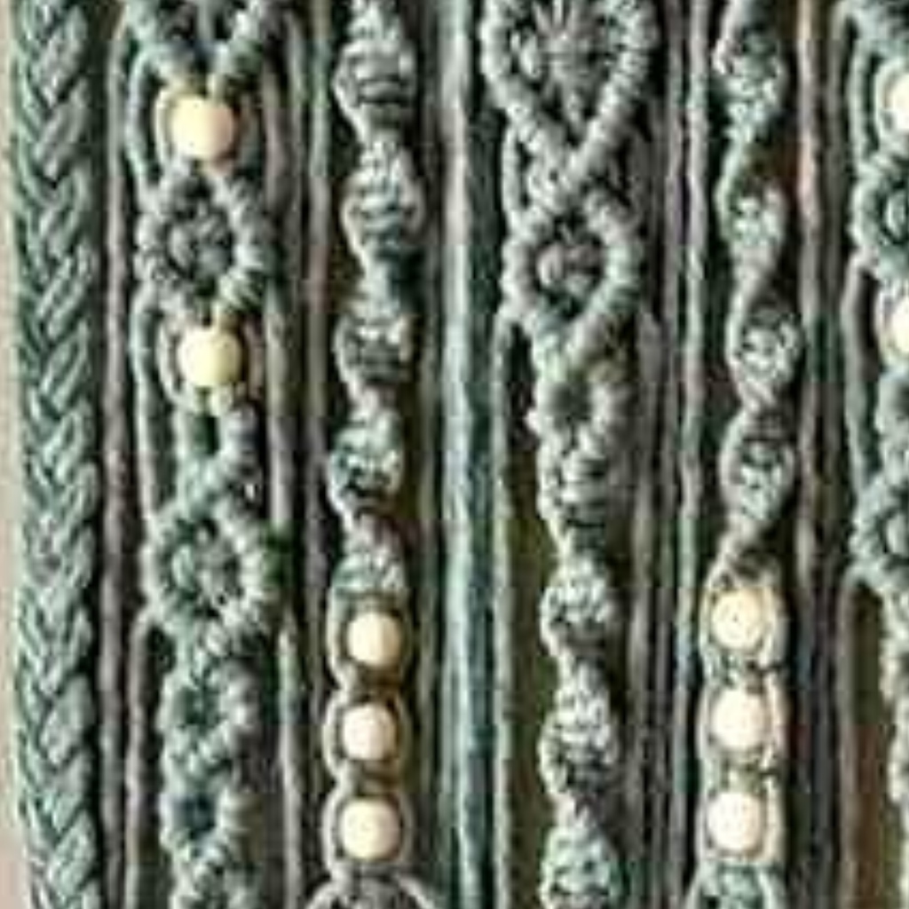 Handmade Macrame Lotus Wall Deco