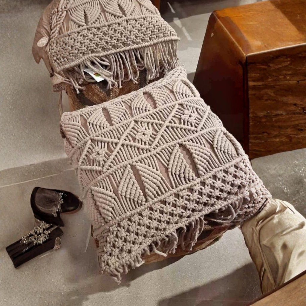 Handmade Macrame Cushion