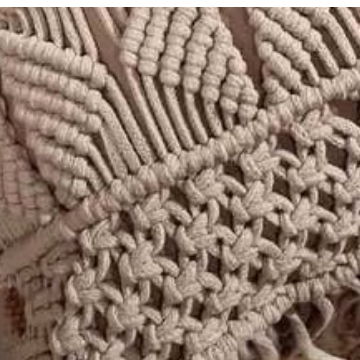 Handmade Macrame Cushion