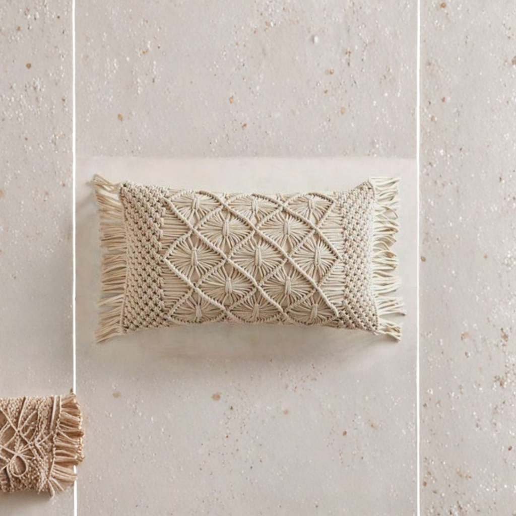 Handmade Macrame Cushion