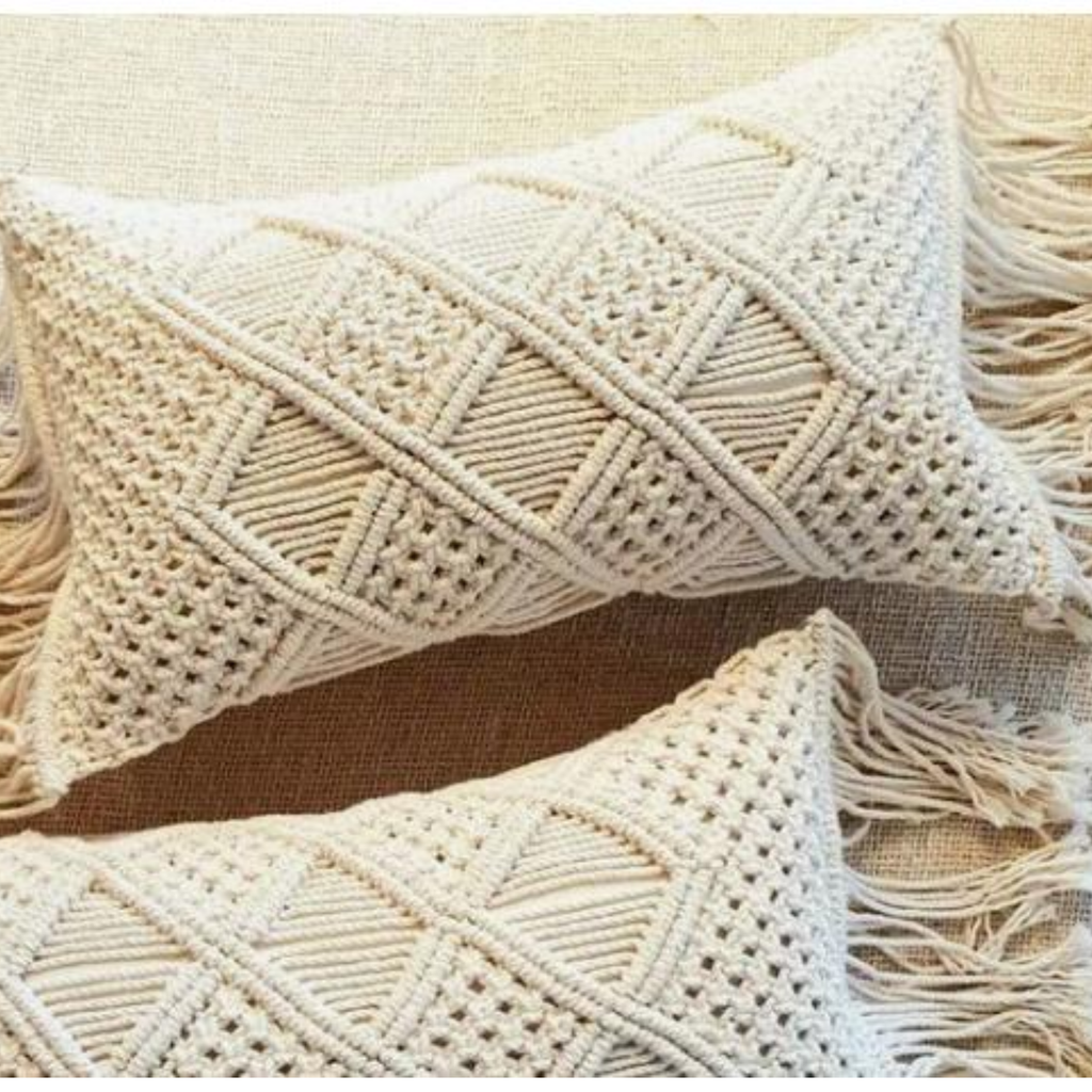 Handmade Macrame Cushion